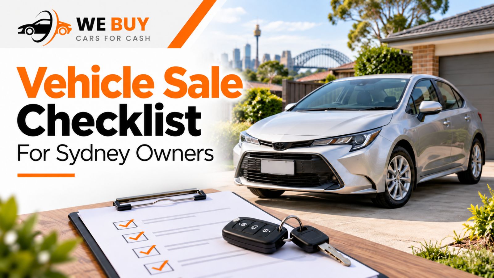 Vehicle Sale Checklist for Sydney Owners
