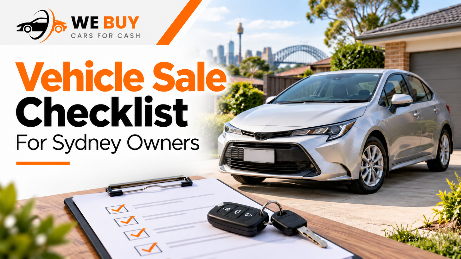 Vehicle Sale Checklist for Sydney Owners