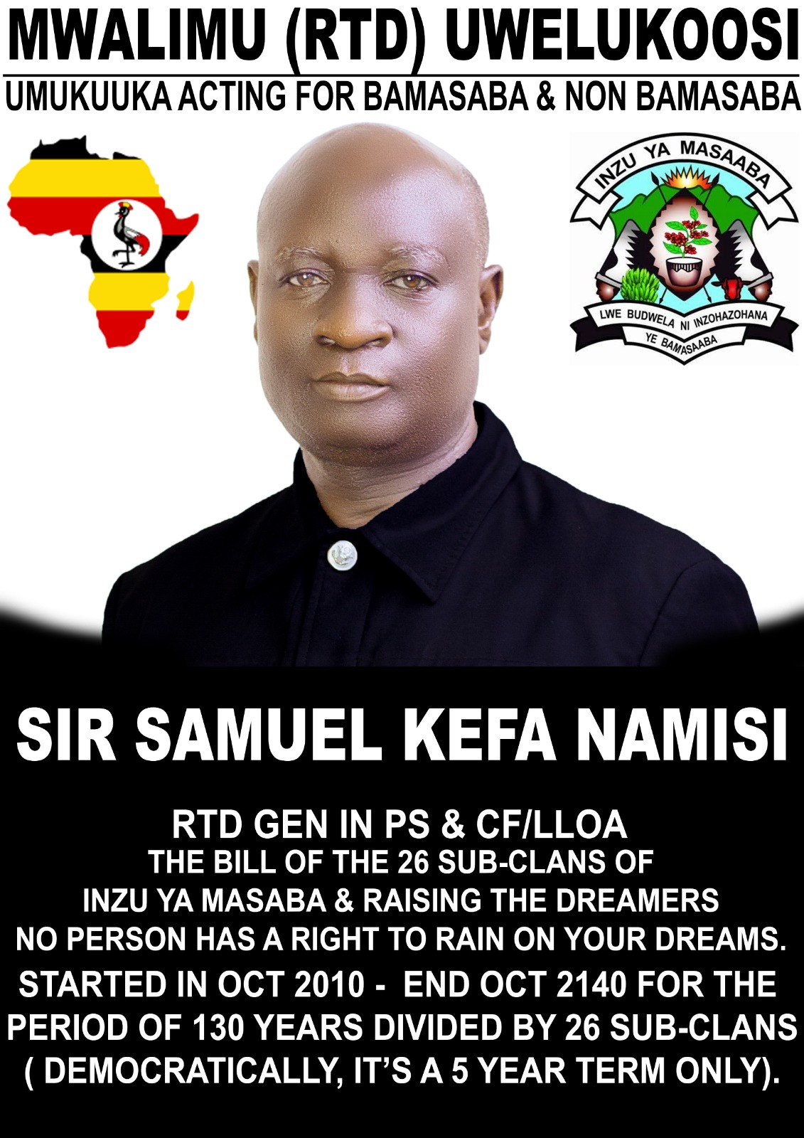 Who is Sir Samuel kefa namisi?