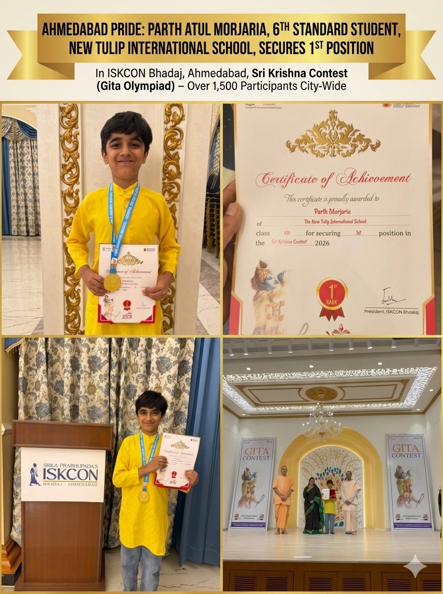 Winner of Gita Olympiad Ahmedabad -2026